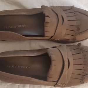 Franco Fortini Leather Kiltie Penny Loafer Women’s